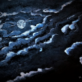 Luna Piena (2020) olio su tela - cm 40 x 30